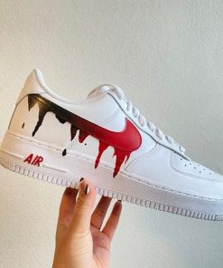 Red Ombre Drip Custom Air Force 1