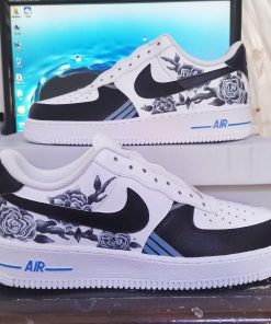 Rose Black Custom Air Force 1