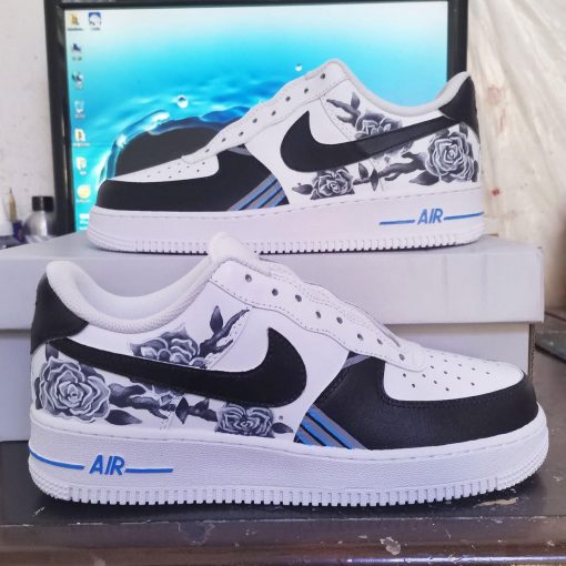 Rose Black Custom Air Force 1