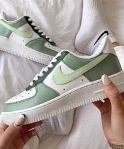 Sage Green Color Custom Air Force 1