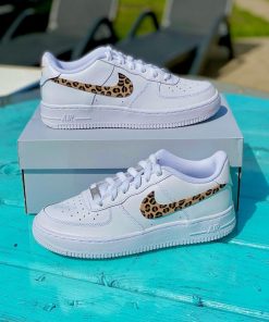 Swoosh Leopard Custom Air Force 1