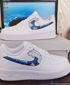 Wave Swoosh Custom Air Force 1