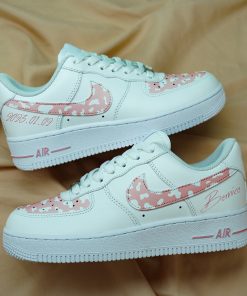 Pink Cow Pattern Custom Air Force 1