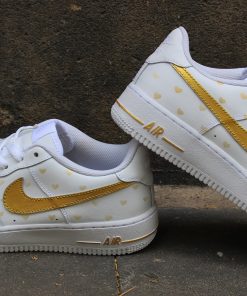 Gold Heart Custom Air Force 1