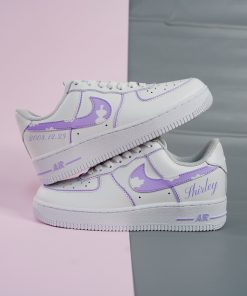 Purple Cow Pattern Custom Air Force 1