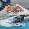 Rengoku X Tanjirou Custom Air Force 1