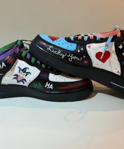 Joker And Harley Custom Air Force 1