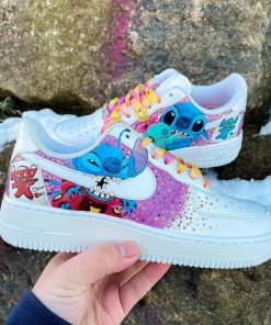 Disney Stitch Custom Air Force 1