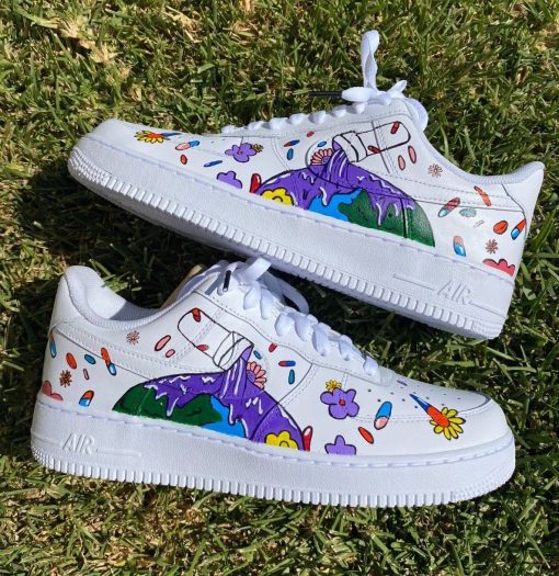 Juice Wrld Custom Air Force 1