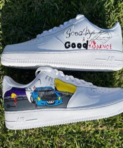 Juice Wrld Painted Custom Air Force 1