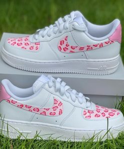 Pink Leopard Pattern Custom Air Force 1