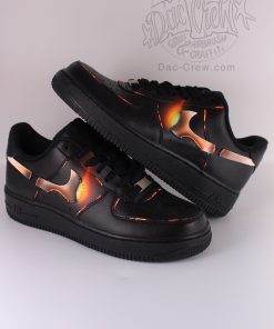 Burning Swoosh Custom Air Force 1