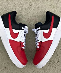 Black N Red Custom Air Force 1