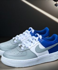 Blue And Grey Custom Air Force 1