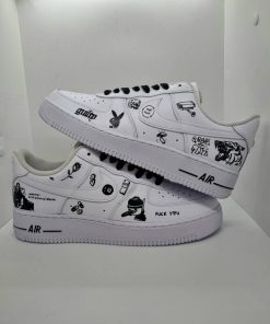 Double Doodle Deluxe Custom Nike Air Force 1