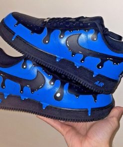 Blue Dripping Custom Air Force 1