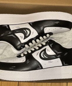 Black Cartoon Style Custom Air Force 1