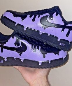 Lilac Dripping Custom Air Force 1