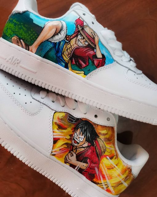 Luffy One Piece Custom Air Force 1