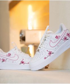 Custom Peach Blossom Air Force 1