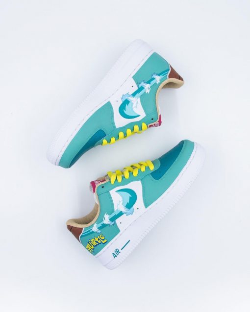 Squirtle Pokemon Custom Air Force 1