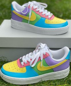 Rainbow Color Custom Air Force 1