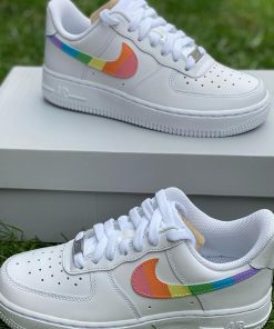 Rainbow Swoosh Custom Air Force 1