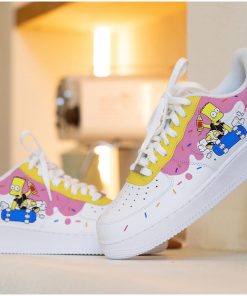 Bart The Simpsons Custom Air Force 1