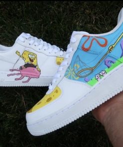 Spongebob Cartoon Custom Air Force 1