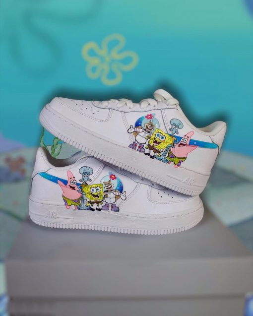 Spongebob Squarepants Custom Air Force 1