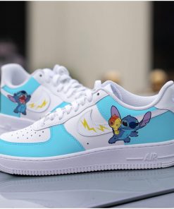 Light Blue Stitch Custom Air Force 1