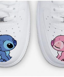 Stitch Couple Custom Air Force 1