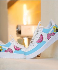 The Simpsons Donuts Custom Air Force 1