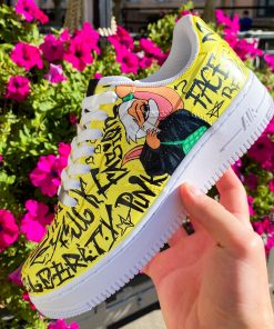 Cartoon Graffiti Custom Air Force 1