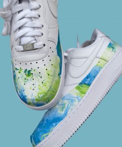 Green Blue Hydro Custom Air Force 1