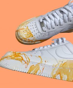 Orange White Hydro Custom Air Force 1