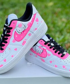 Pink Kitty Custom Air Force 1