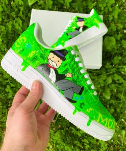 Green Monopoly Custom Air Force 1