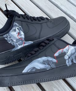 Black David Blood Custom Air Force 1