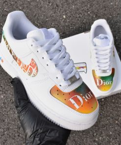 Dazzling Dior Pattern Custom Air Force 1