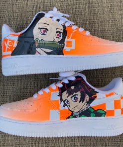 Tanjiro And Nezuko Custom Air Force 1