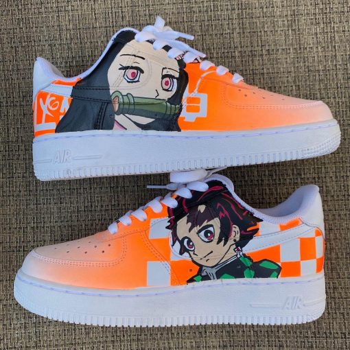 Tanjiro And Nezuko Custom Air Force 1