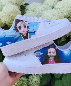 Tanjiro vs Nezuko Custom Air Force 1