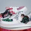 Tanjiro X Nezuko Custom Air Force 1