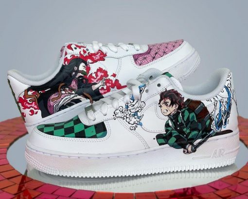 Tanjiro X Nezuko Custom Air Force 1