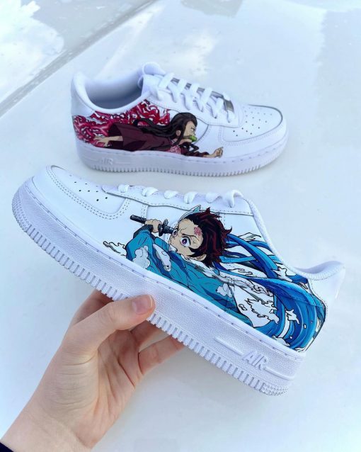 Tanjiro n Nezuko Custom Air Force 1