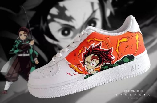 Tanjiro X Rengoku Custom Air Force 1