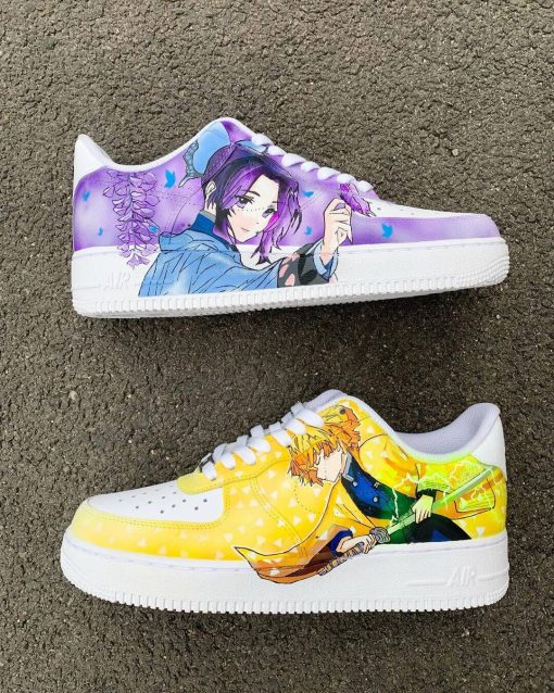 Tanjiro X Rengoku Custom Air Force 1