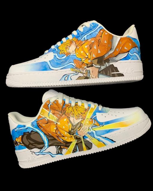 Zenitsu Demon Slayer Custom Air Force 1