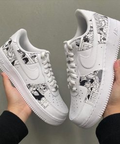 Dragonball Black White Custom Air Force 1